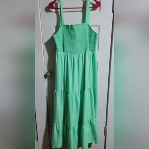 Mint Green Sleeveless Maxi Dress